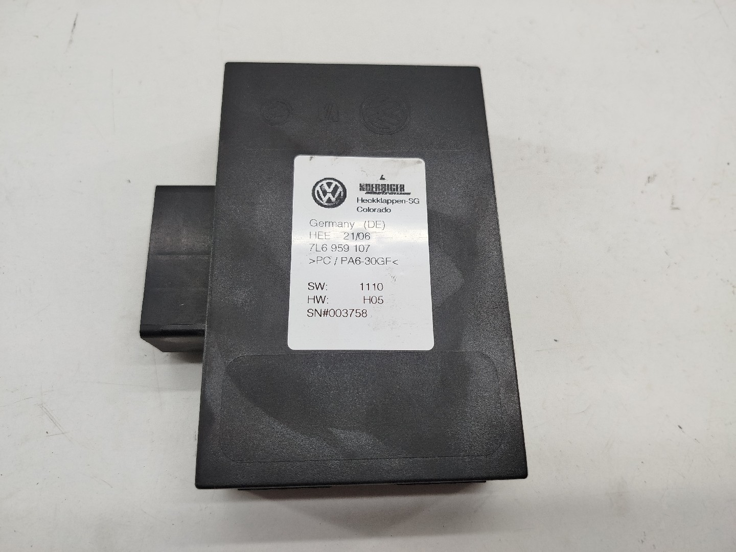 Unidade de Controlo Porta VOLKSWAGEN TOUAREG (7LA, 7L6, 7L7) | 02 - 13 Imagem-4