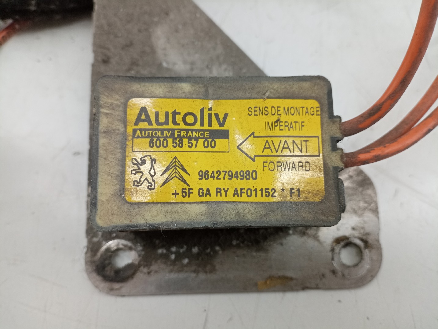 Sensor de Impacto CITROEN BERLINGO / BERLINGO FIRST Caixa (M_) | 96 - 11 Imagem-1