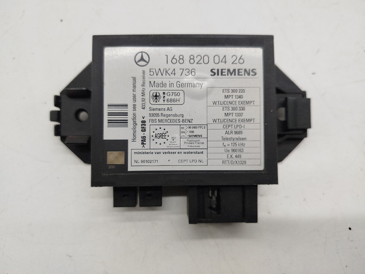 Centralina de Ignição MERCEDES-BENZ A-CLASS (W168) | 97 - 05 Imagem-5