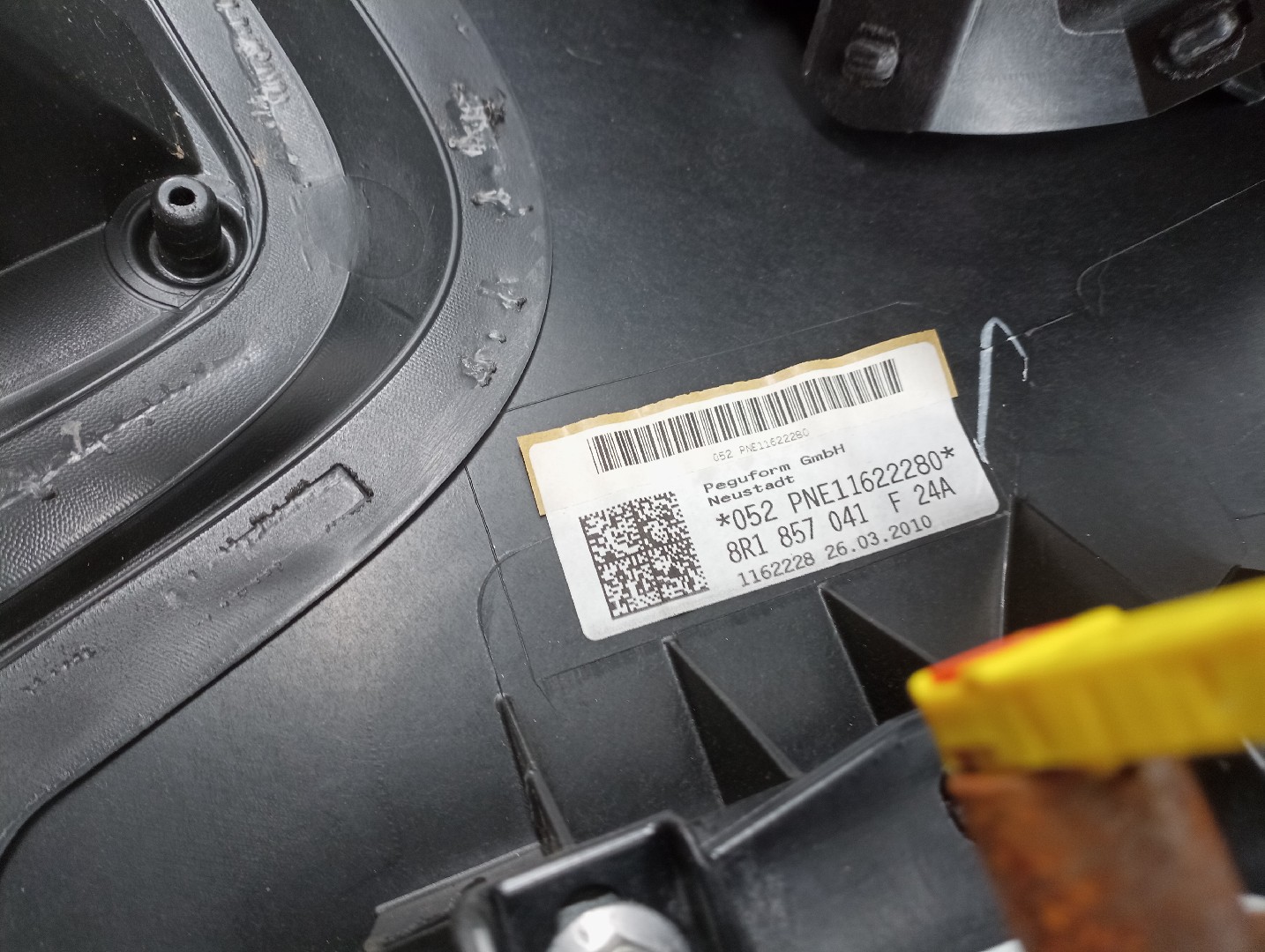 Tablier com airbag de passageiro AUDI Q5 (8RB) | 08 - 17 Imagem-3