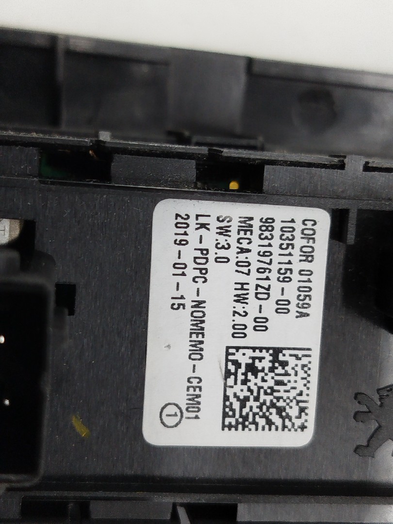 Comutador de vidro frente esquerdo PEUGEOT 308 SW II | 14 -  Imagem-4
