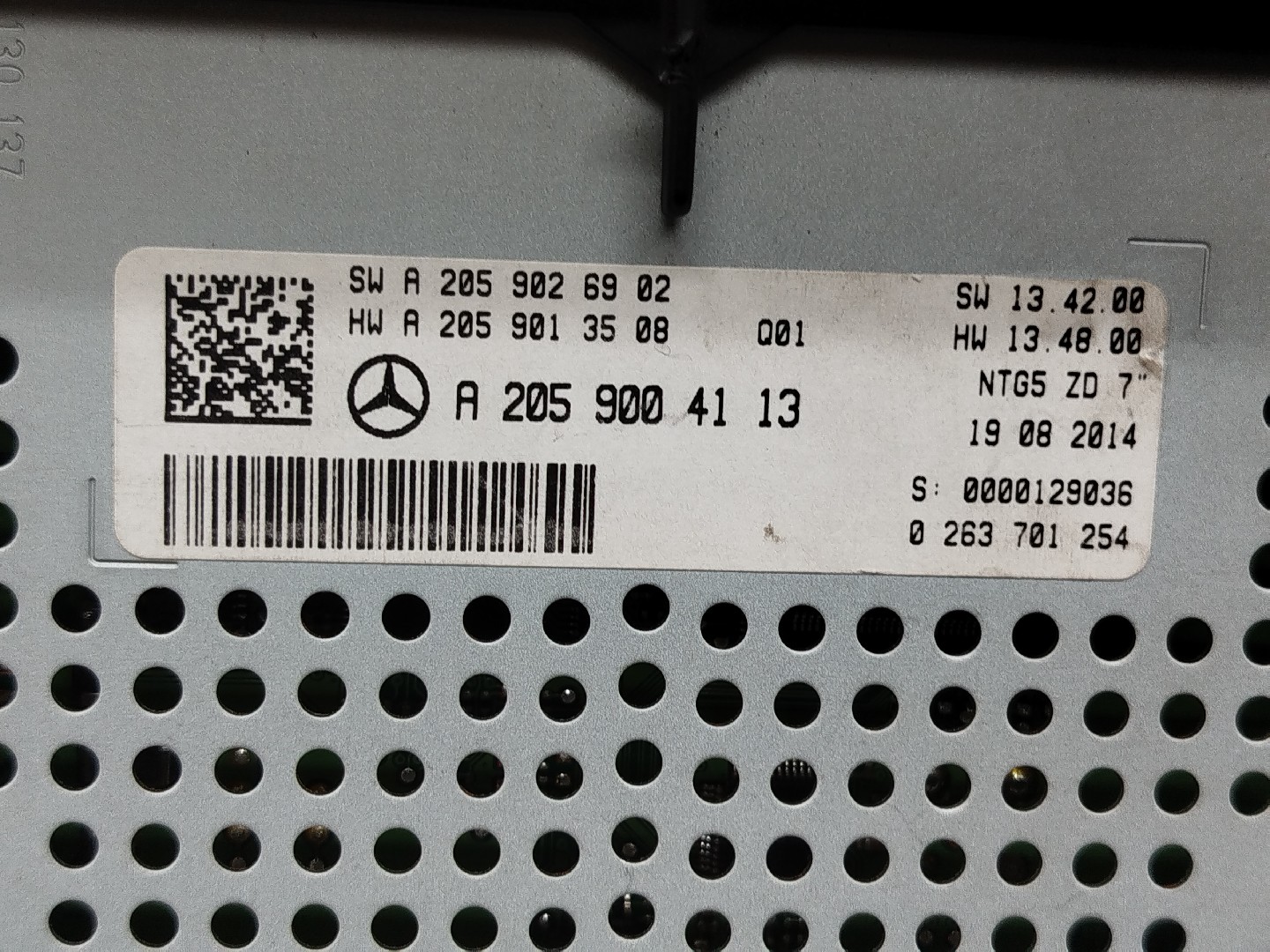 Display MERCEDES-BENZ C-CLASS T-Model (S205) | 14 -  Imagem-2