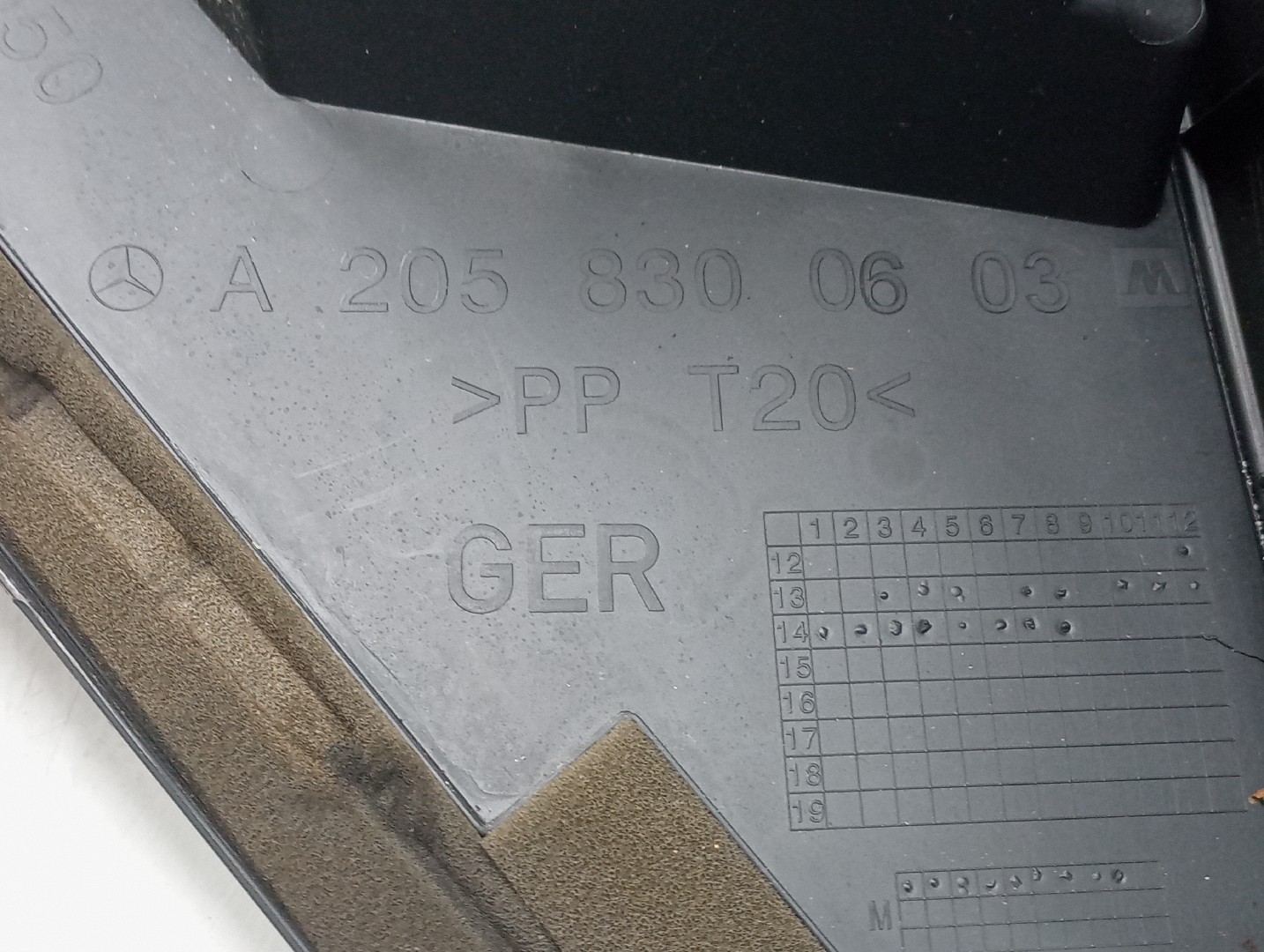 Grelha de torpedo MERCEDES-BENZ C-CLASS T-Model (S205) | 14 -  Imagem-3