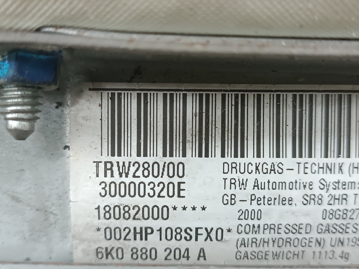 Airbag Acompañante SEAT IBIZA III (6K1) | 99 - 02 Imagem-1