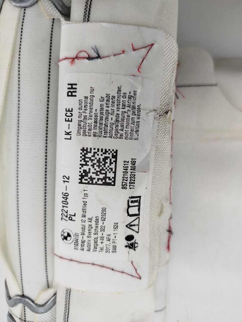 Airbag de cortina direito esquerdo BMW 1 (F20) | 11 - 19 Imagem-2