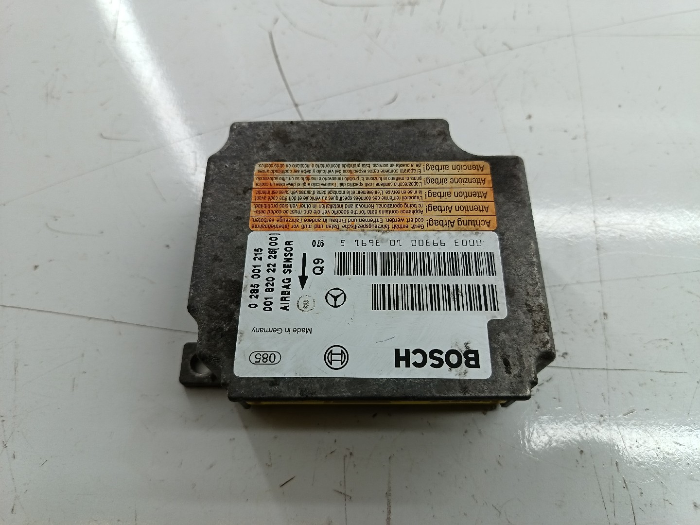 Centralina des coussins gonflables MERCEDES-BENZ E-CLASS (W210) | 95 - 03