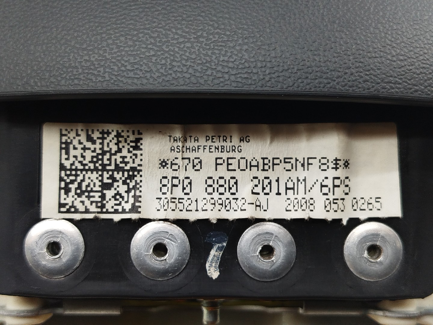Air Bag Gauche AUDI A3 Sportback (8PA) | 04 - 15 Imagem-2