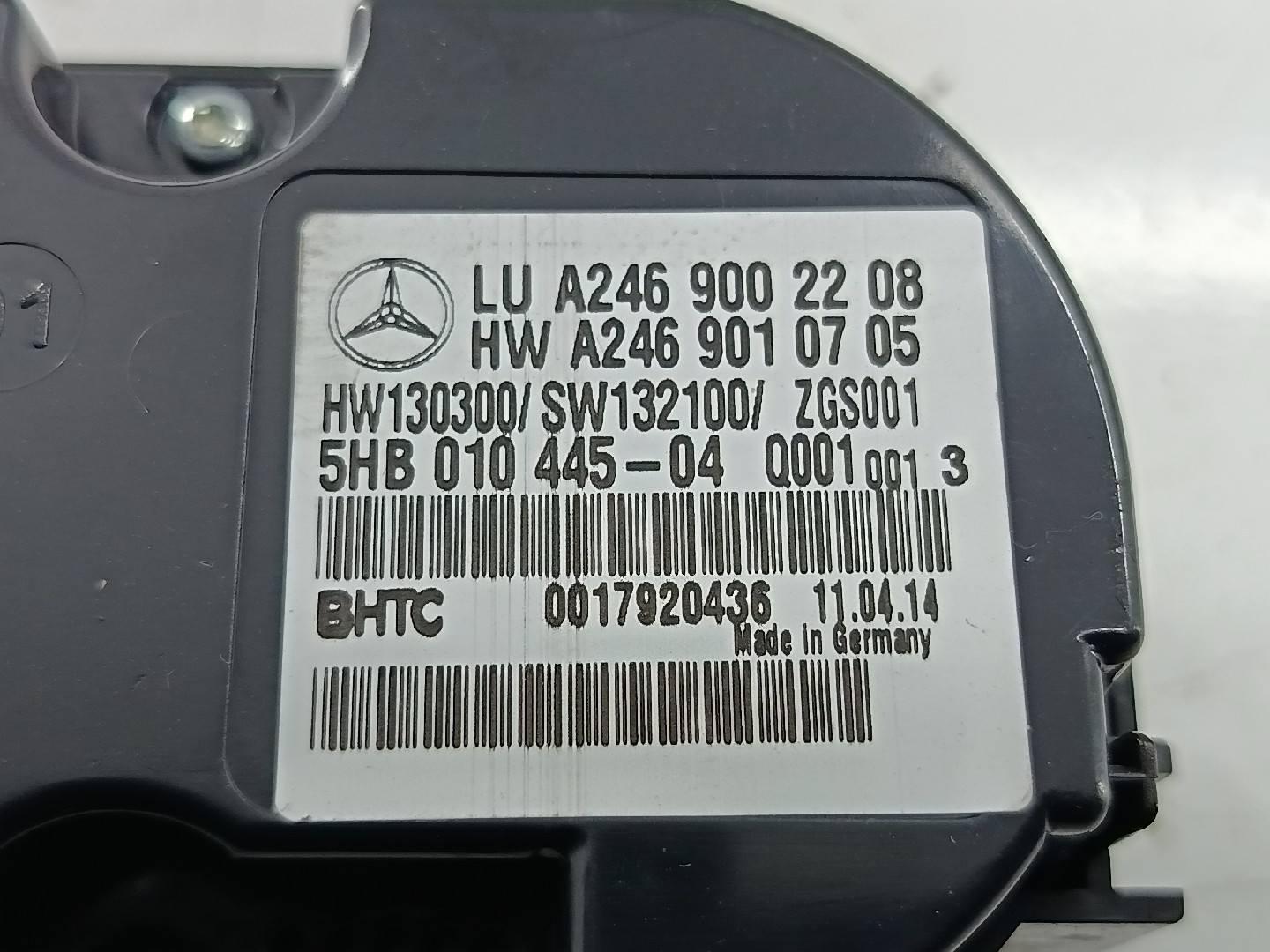 Comando da Sofagem MERCEDES-BENZ A-CLASS (W176) | 12 - 18 Imagem-2