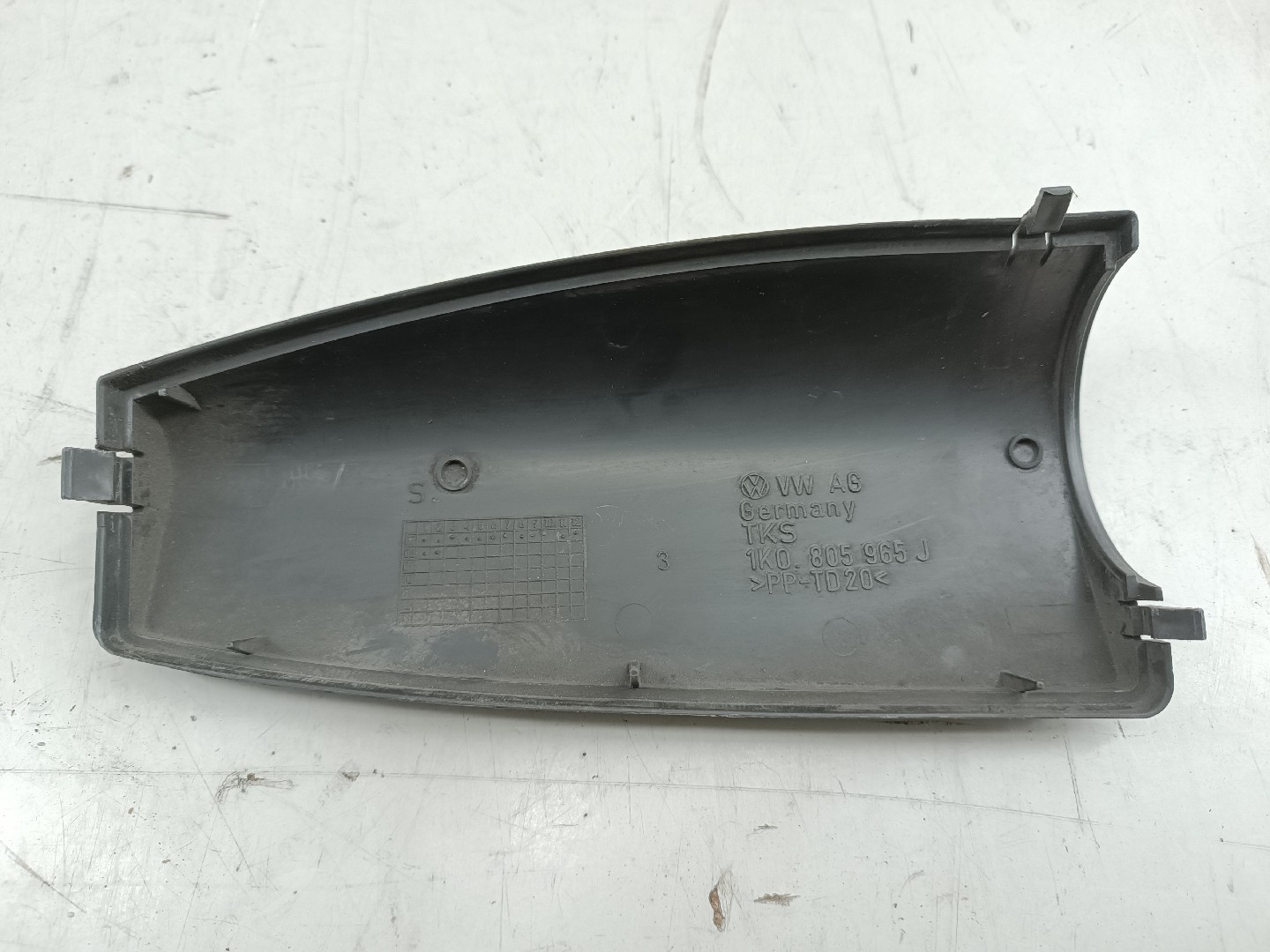Tampa de distribuidor de ar AUDI A3 Sportback (8PA) | 04 - 15