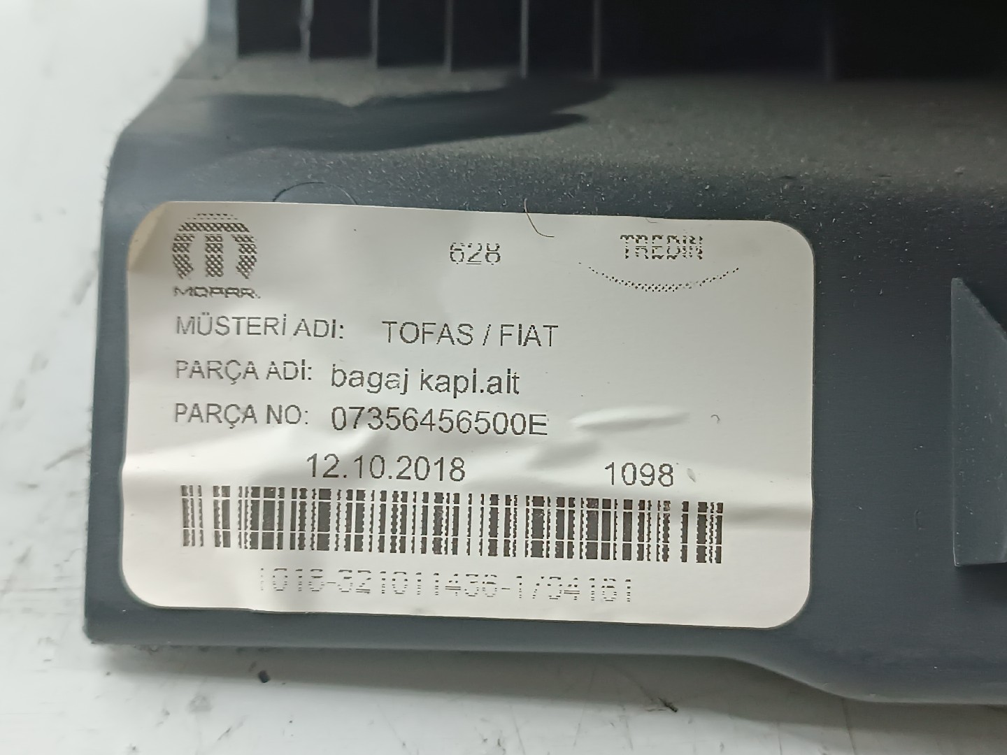 Acabamento de mala FIAT TIPO três volumes (356_) | 15 -  Imagem-2