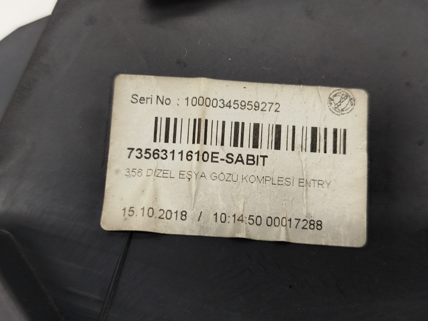 Porta luvas FIAT TIPO três volumes (356_) | 15 -  Imagem-5