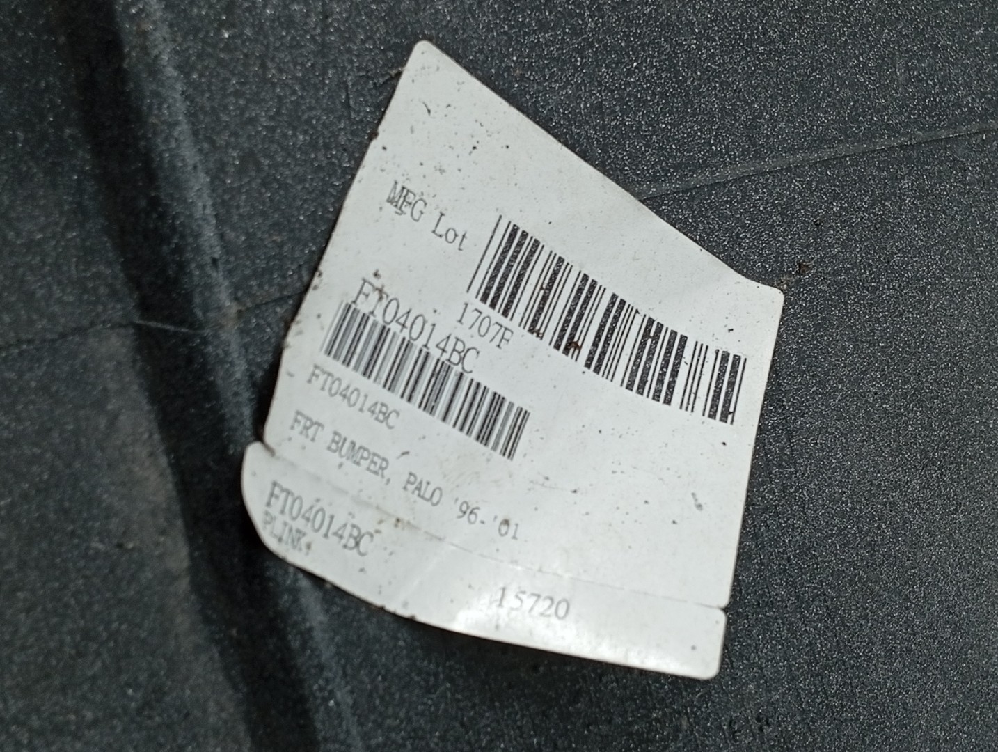Paragolpes Delantero FIAT PALIO Weekend (178_) | 96 - 