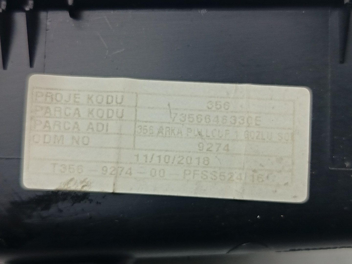 Comutador de vidro traseiro esquerdo FIAT TIPO três volumes (356_) | 15 -  Imagem-4