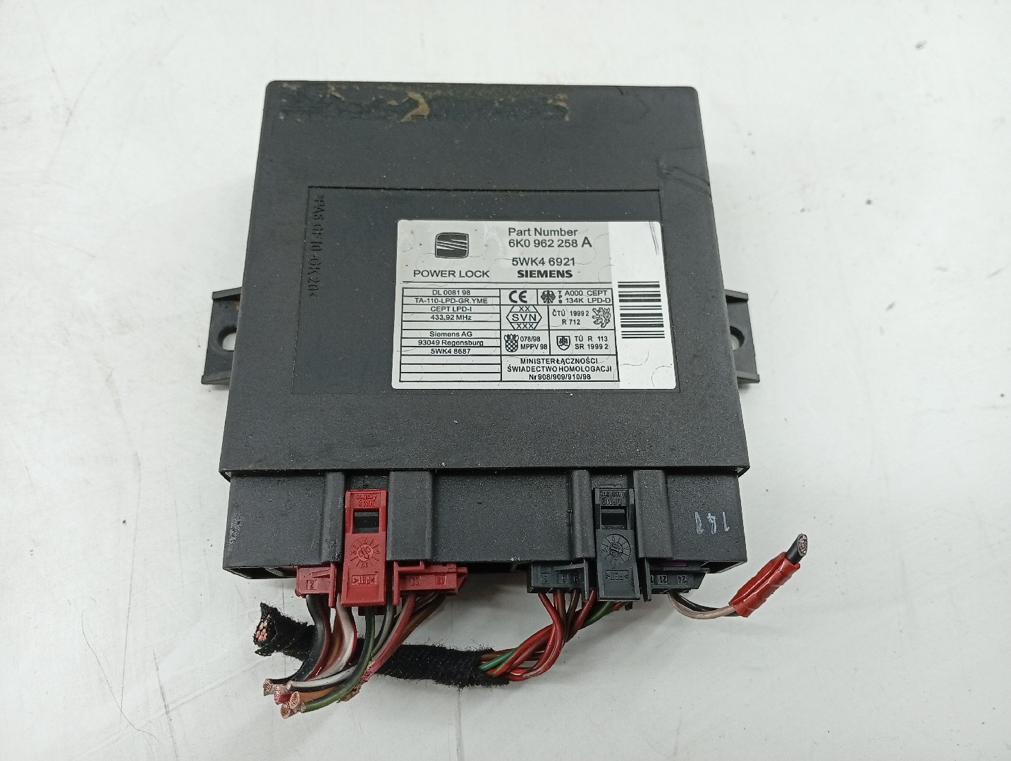 Centralina do Fecho Central SEAT IBIZA III (6K1) | 99 - 02