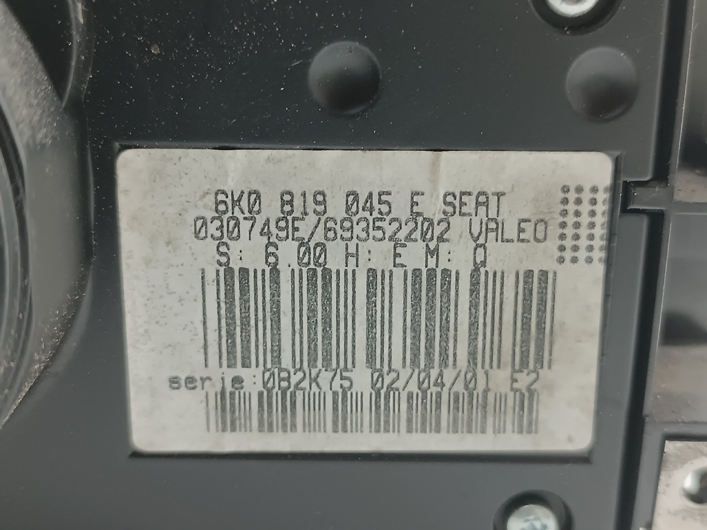 Comando da Sofagem SEAT IBIZA III (6K1) | 99 - 02 Imagem-1