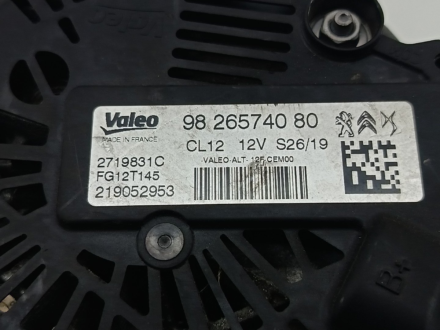 Alternador CITROEN C3 III (SX) | 16 -  Imagem-3