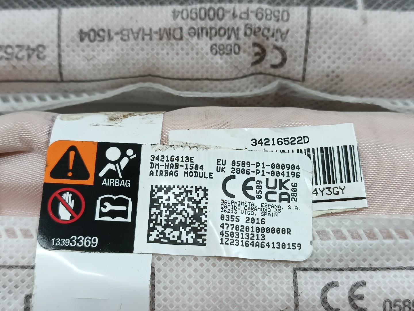 Airbag de cortina direito esquerdo OPEL CROSSLAND X (P17) | 17 -  Imagem-1