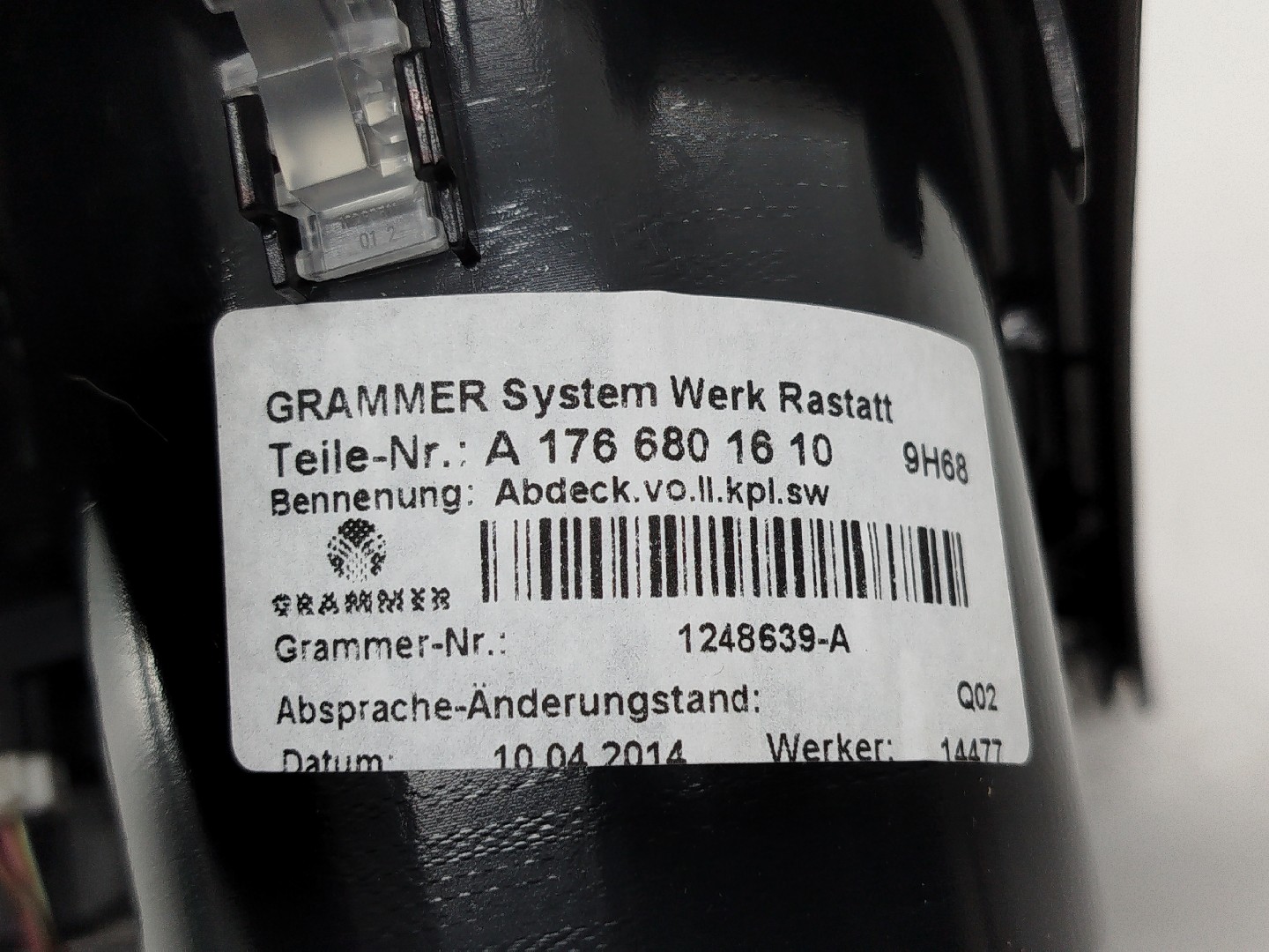 Suporte de copos MERCEDES-BENZ A-CLASS (W176) | 12 - 18 Imagem-4