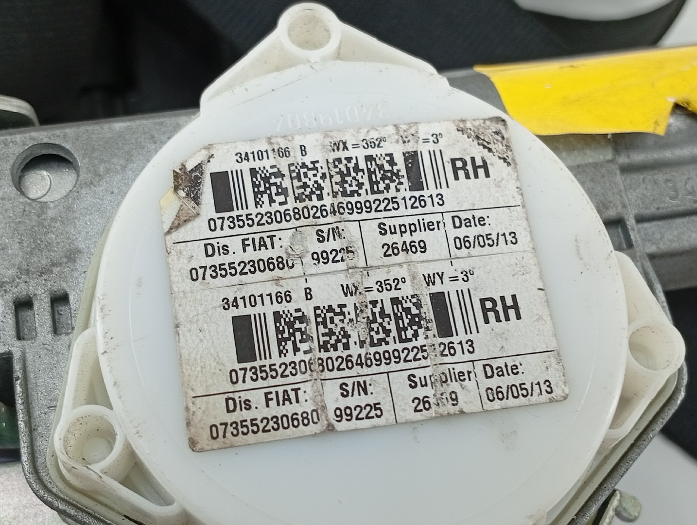 Cinto Frente Direito FIAT 500 (312_) | 07 -  Imagem-1