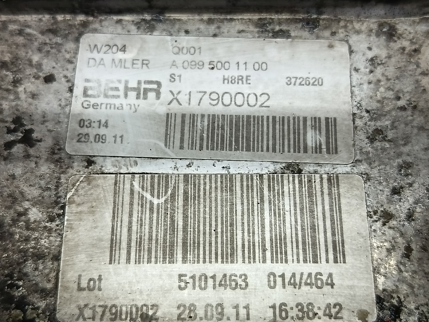 Radiador do Óleo MERCEDES-BENZ E-CLASS (W212) | 09 - 16 Imagem-1