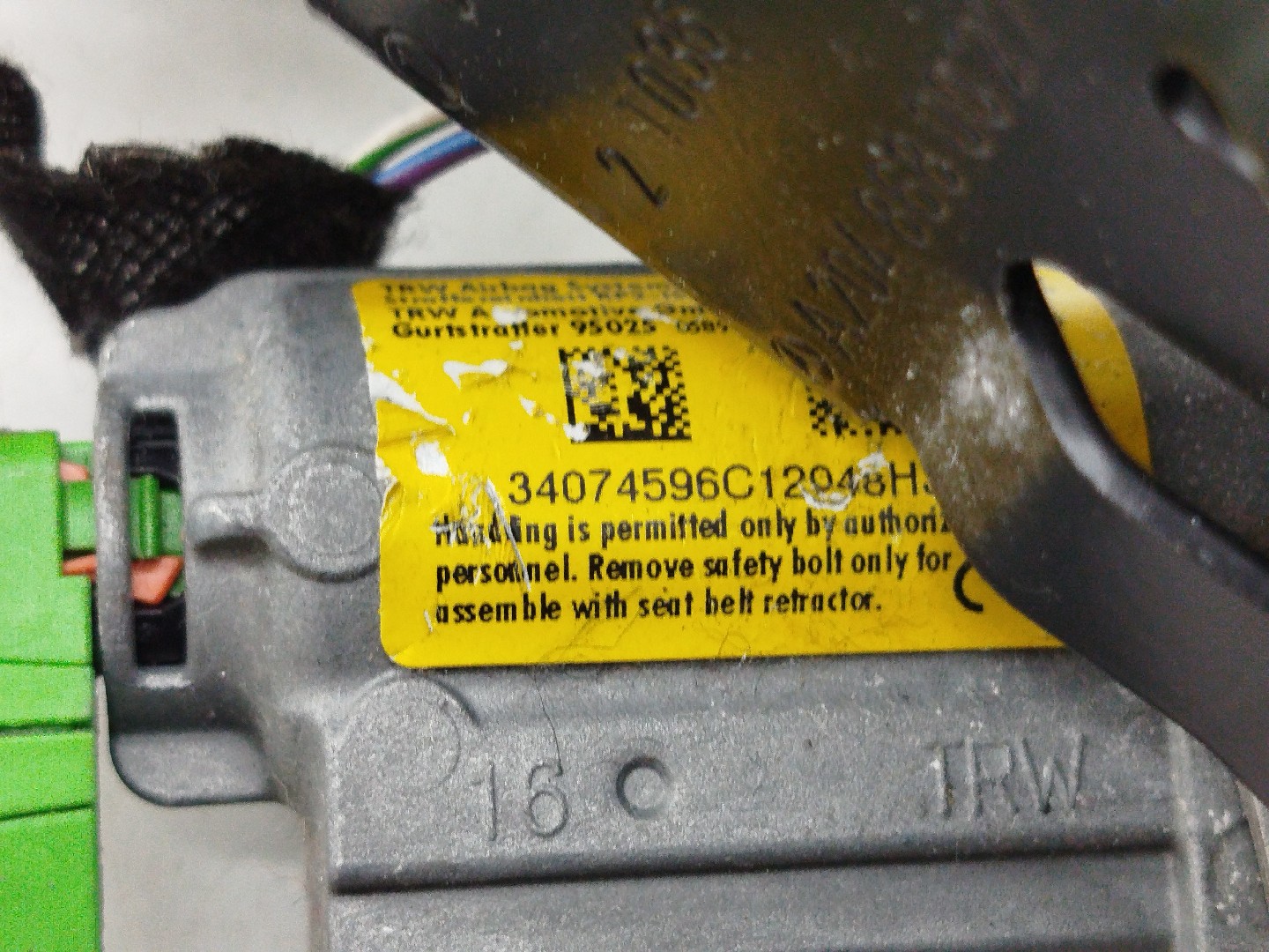 Cinto Frente Direito MERCEDES-BENZ C-CLASS (W204) | 07 - 15 Imagem-3