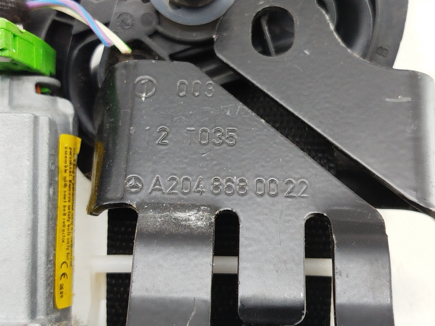 Cinto Frente Direito MERCEDES-BENZ C-CLASS (W204) | 07 - 15 Imagem-5