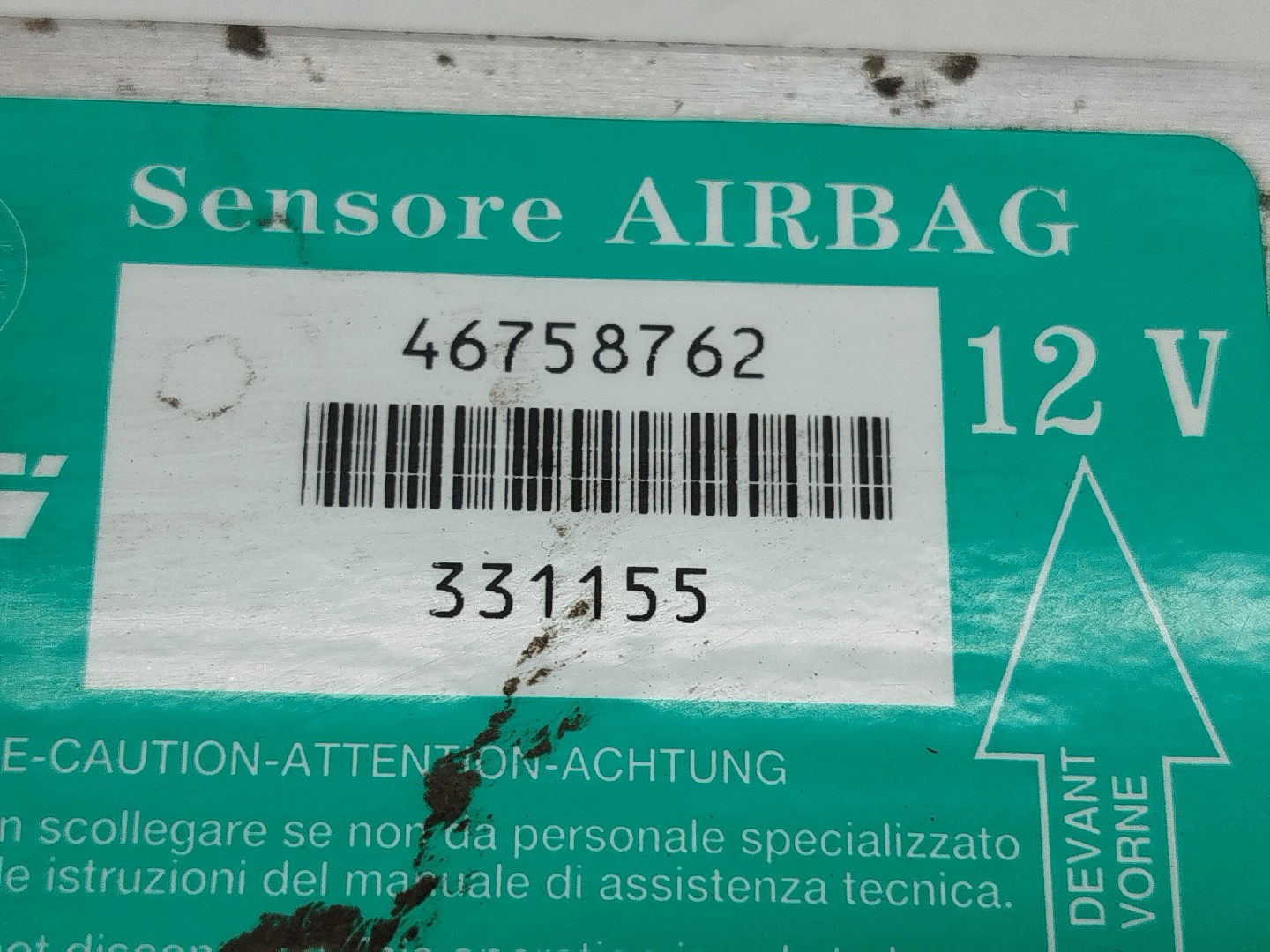 Centralina de Airbag FIAT PUNTO (188_) | 99 - 12 Imagem-1