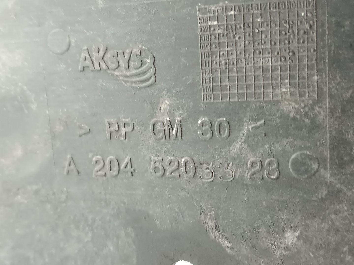 Proteção inferior de carroçaria MERCEDES-BENZ C-CLASS (W204) | 07 - 15 Imagem-6