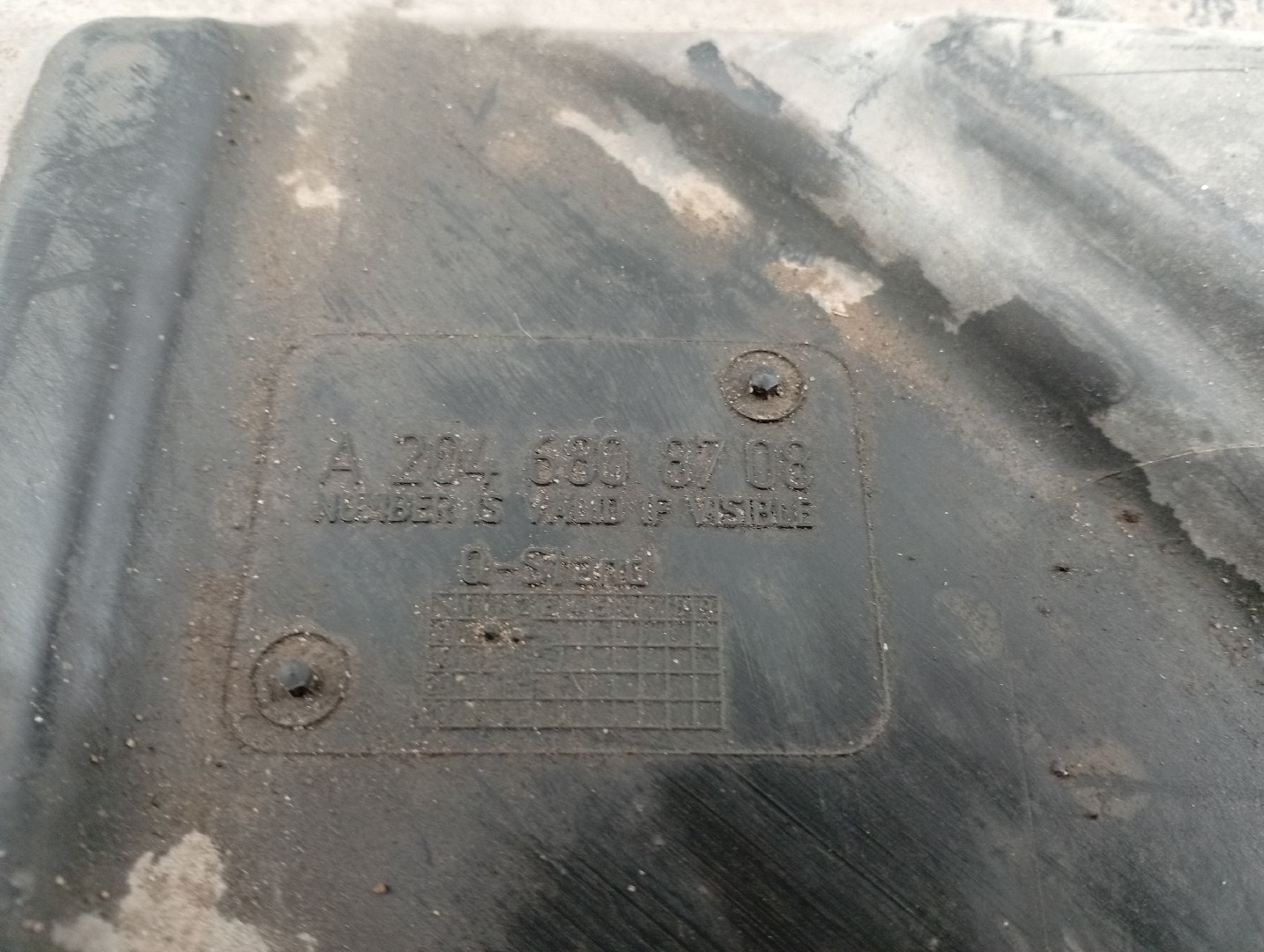 Proteção inferior de carroçaria MERCEDES-BENZ C-CLASS (W204) | 07 - 15 Imagem-3