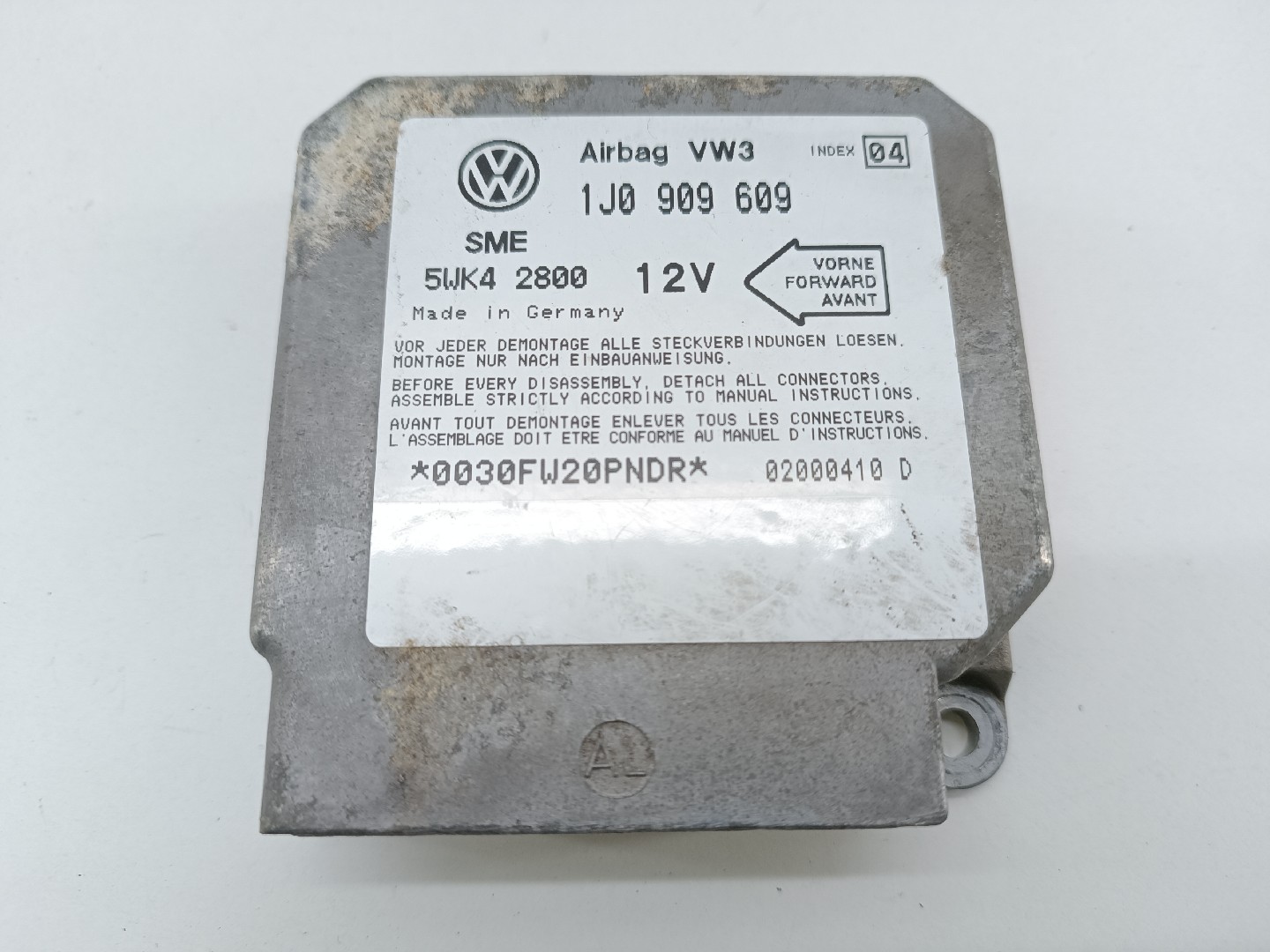 Centralina des coussins gonflables VOLKSWAGEN POLO CLASSIC (6V2) | 95 - 09
