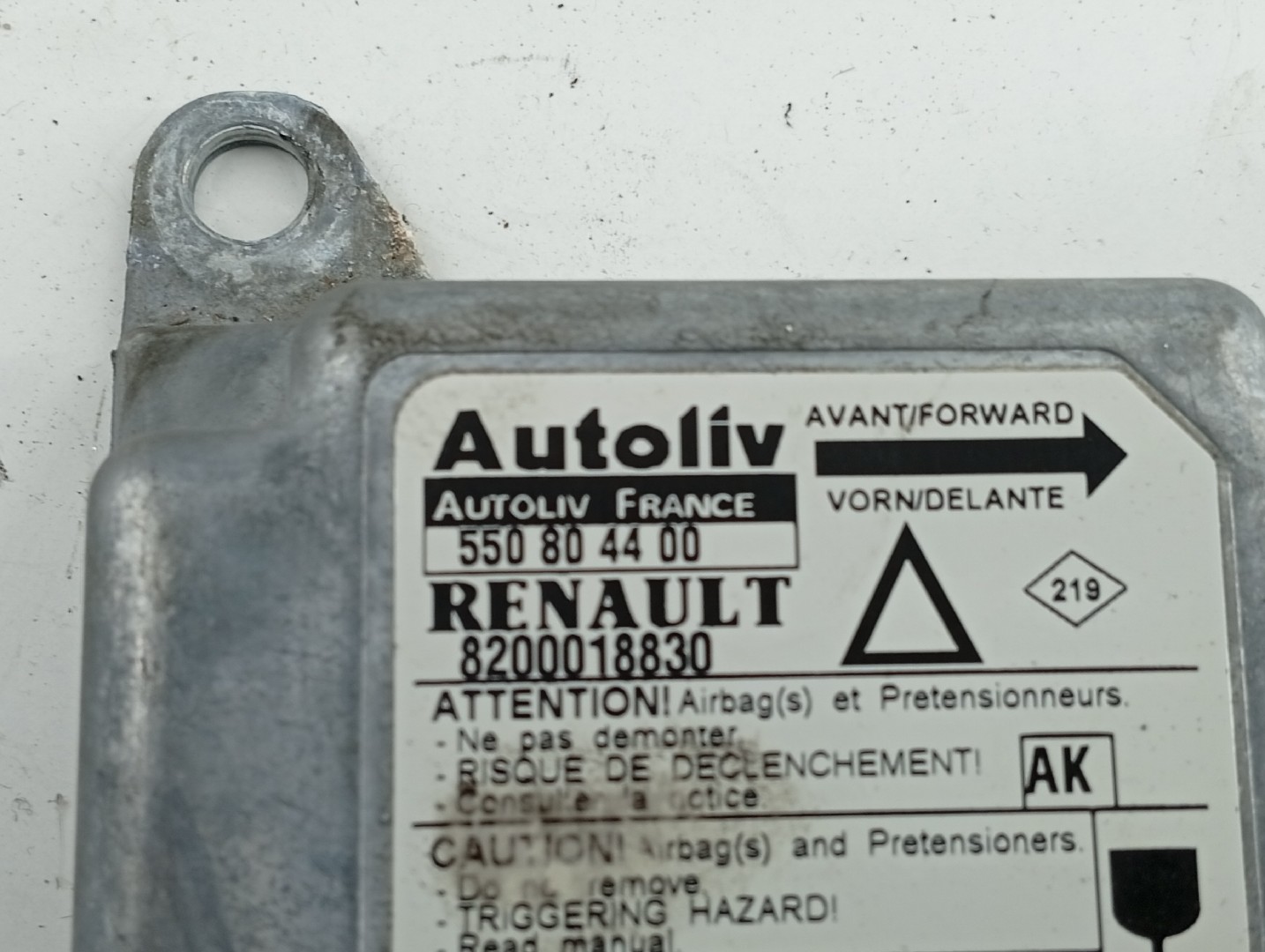 Centralina des coussins gonflables RENAULT LAGUNA I (B56_, 556_) | 93 - 02 Imagem-1