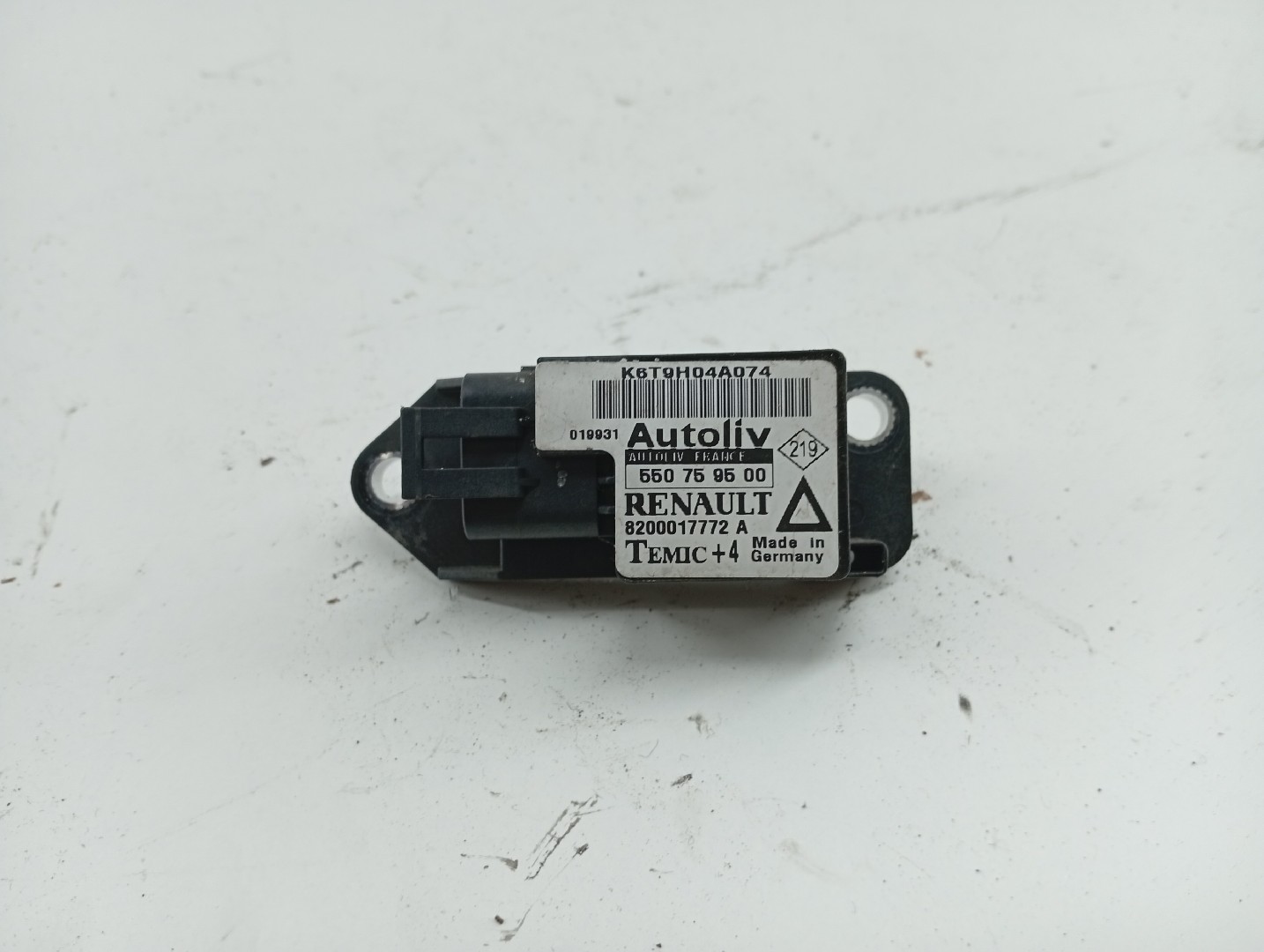 Sensor de airbag RENAULT LAGUNA I (B56_, 556_) | 93 - 02 Imagem-5