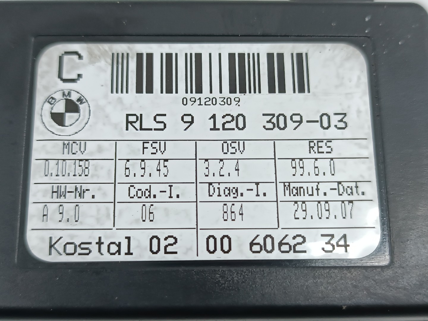 Sensor Luzes / Chuva BMW 6 (E63) | 03 - 10 Imagem-1