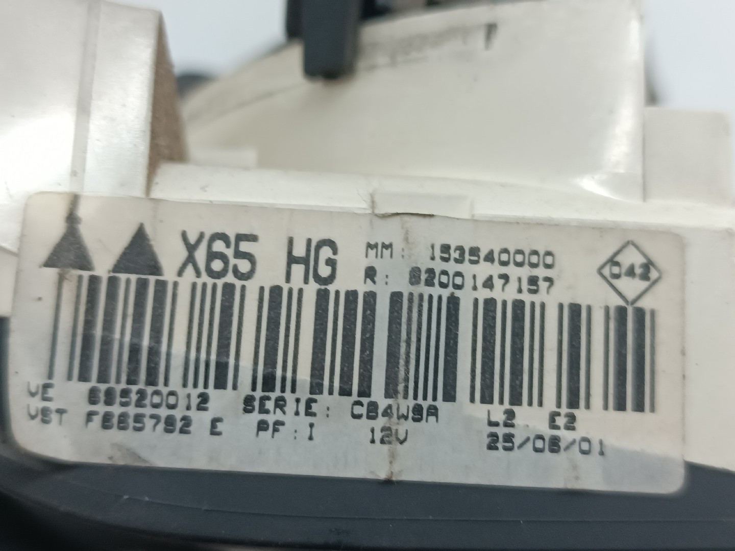 Comutador de Sofagem / Ar Condicionado RENAULT CLIO II Caixa (SB0/1/2_) | 98 -  Imagem-3