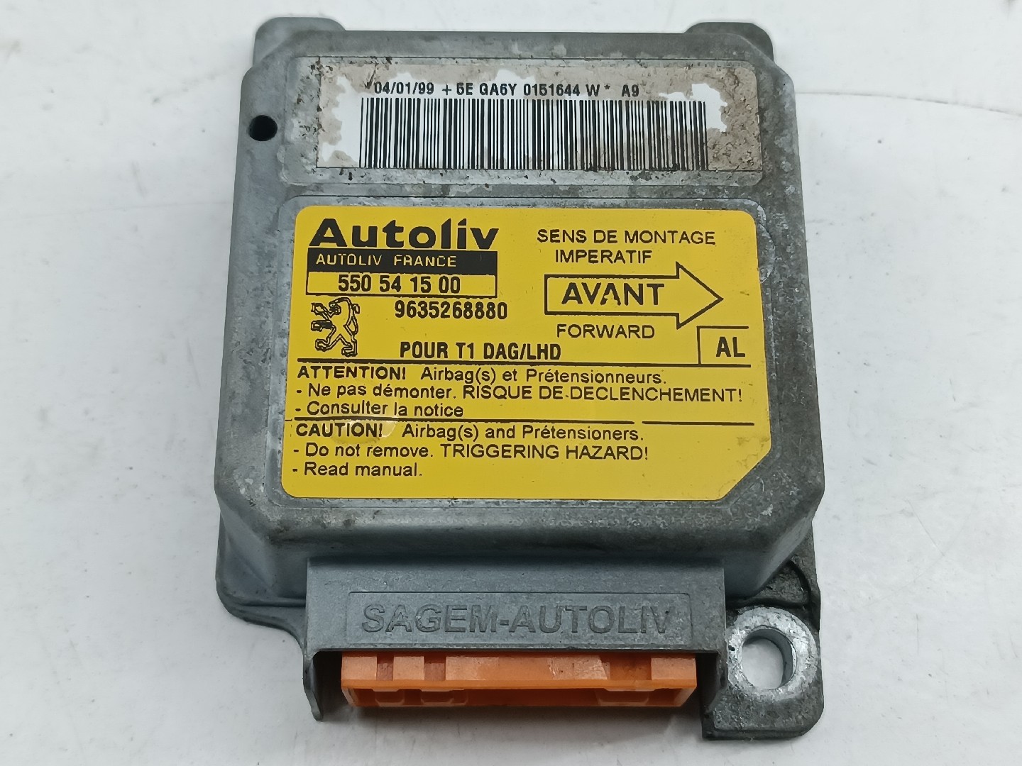 Modulo Airbag PEUGEOT 206 Hatchback (2A/C) | 98 - 12 Imagem-1