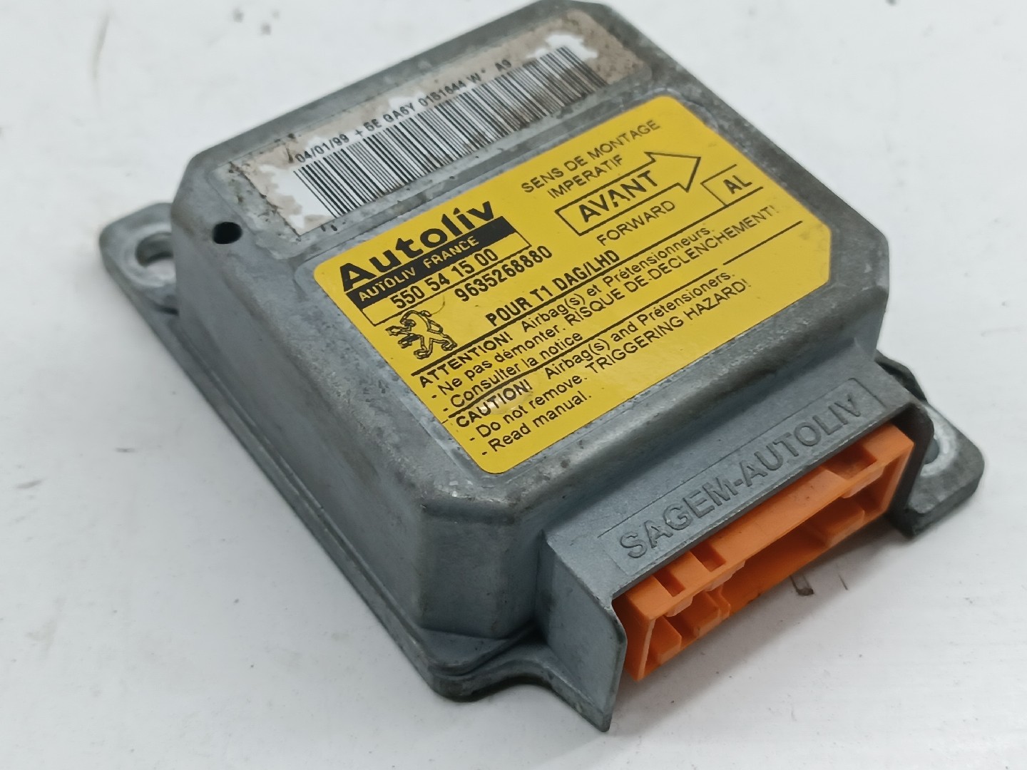 Modulo Airbag PEUGEOT 206 Hatchback (2A/C) | 98 - 12 Imagem-4