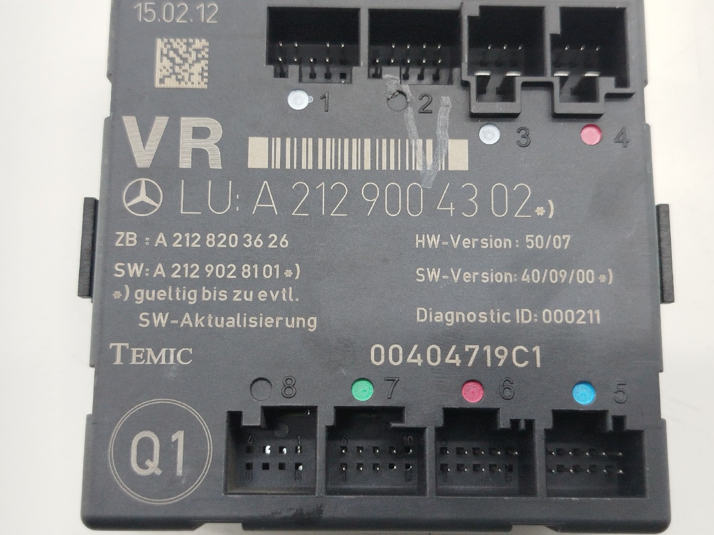 Módulo Porta Frente Direita MERCEDES-BENZ C-CLASS (W204) | 07 - 15 Imagem-1