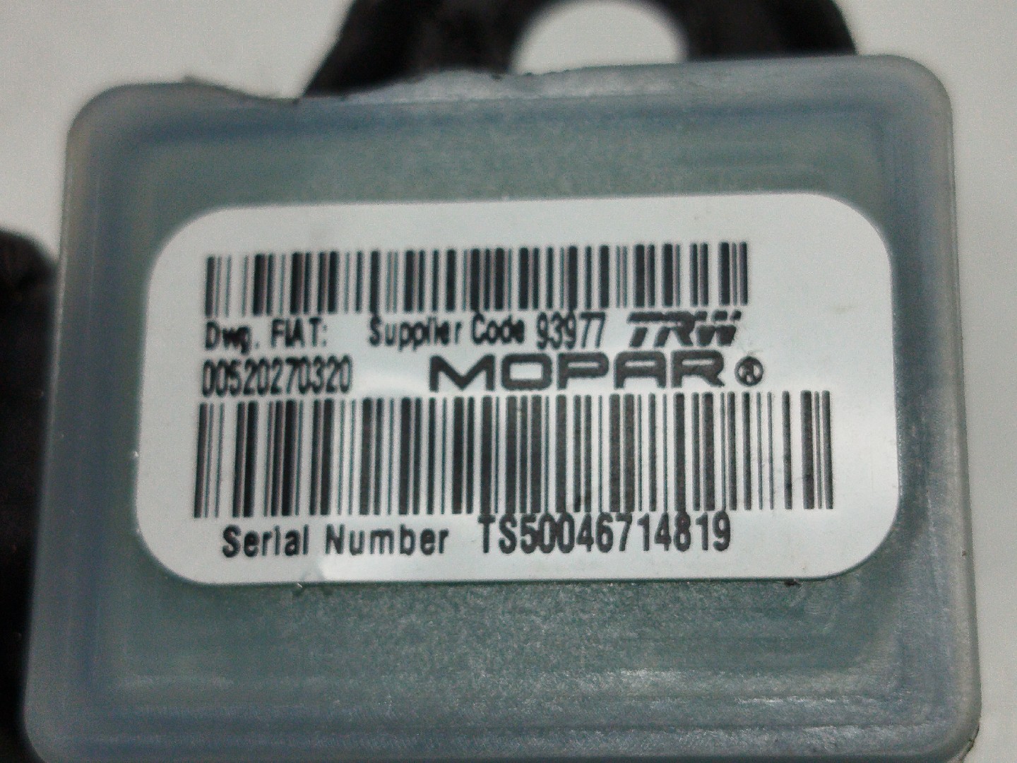 Sensor de Impacto FIAT Tipo 2 -  SW -  Facelift Imagem-1