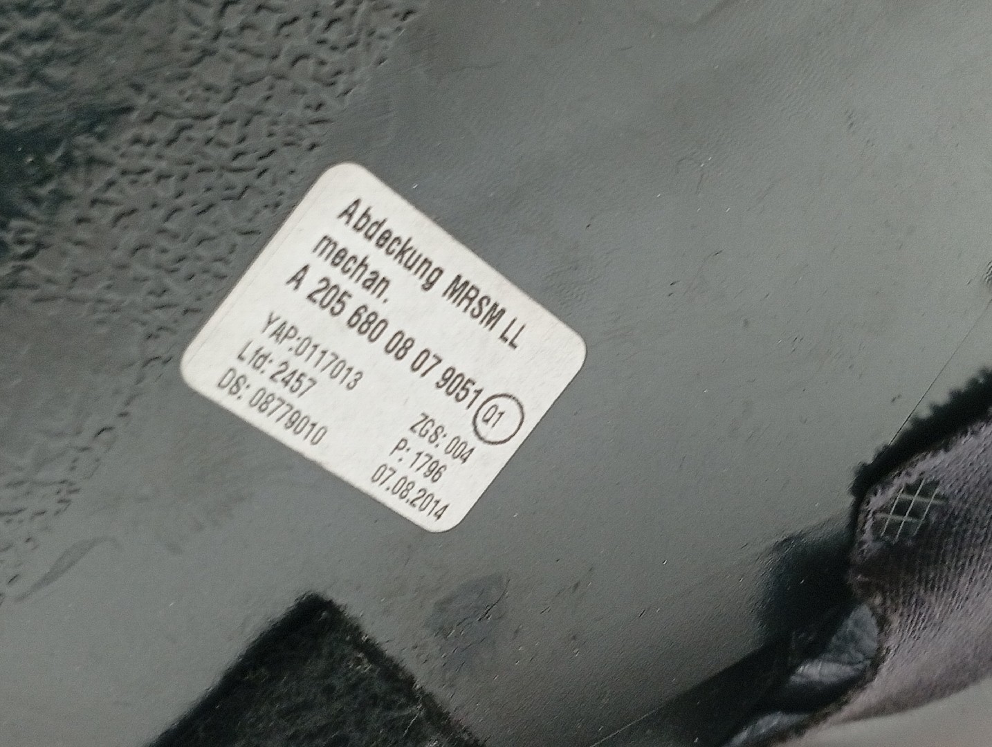 Revestimento da coluna de direção MERCEDES-BENZ C-CLASS T-Model (S205) | 14 -  Imagem-1