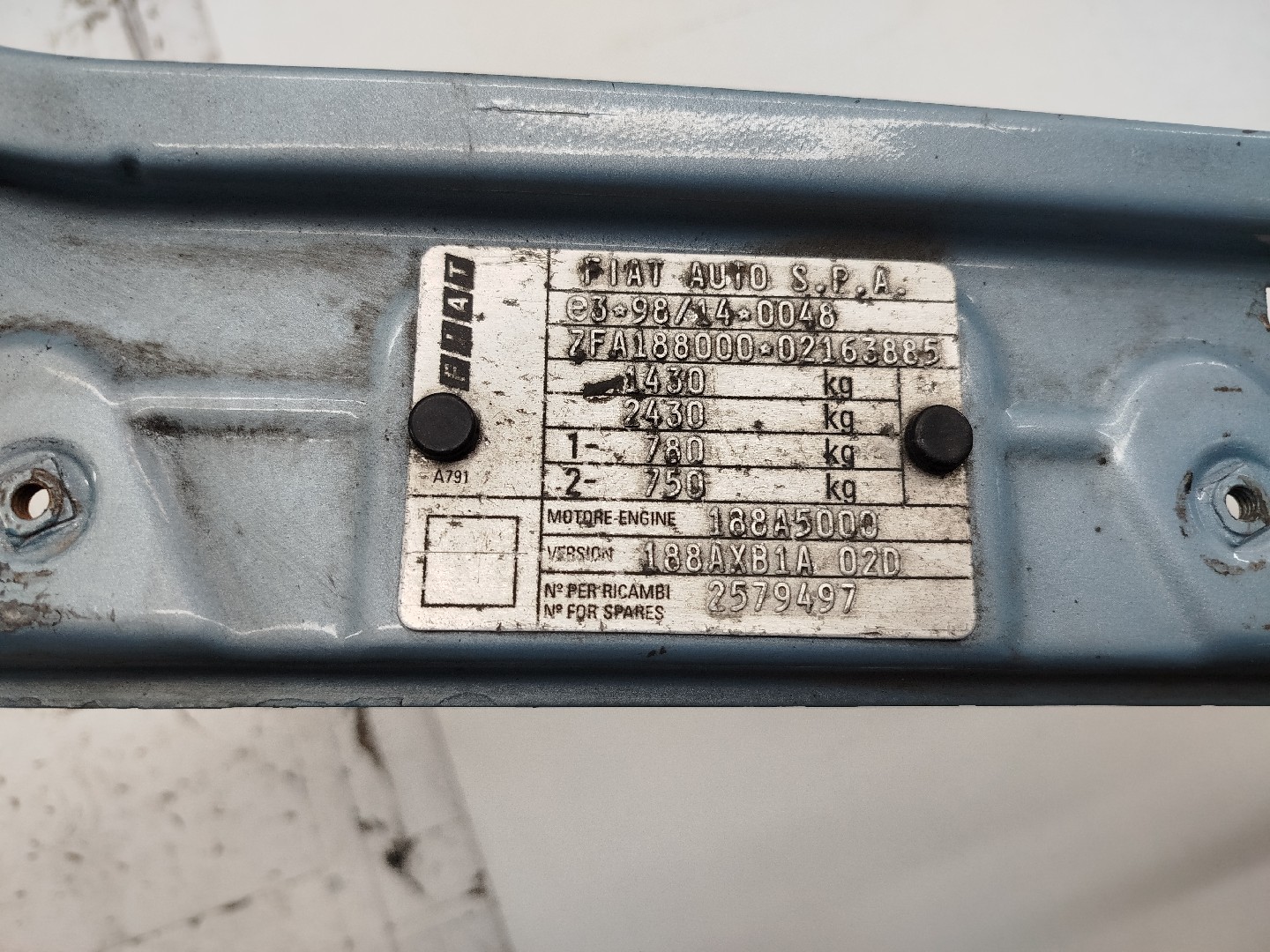 Travessa superior de radiador FIAT PUNTO (188_) | 99 - 12 Imagem-2