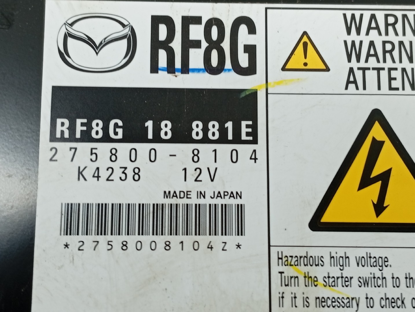 Centralina de Motor MAZDA 6 três volumes (GH) | 07 - 13 Imagem-1