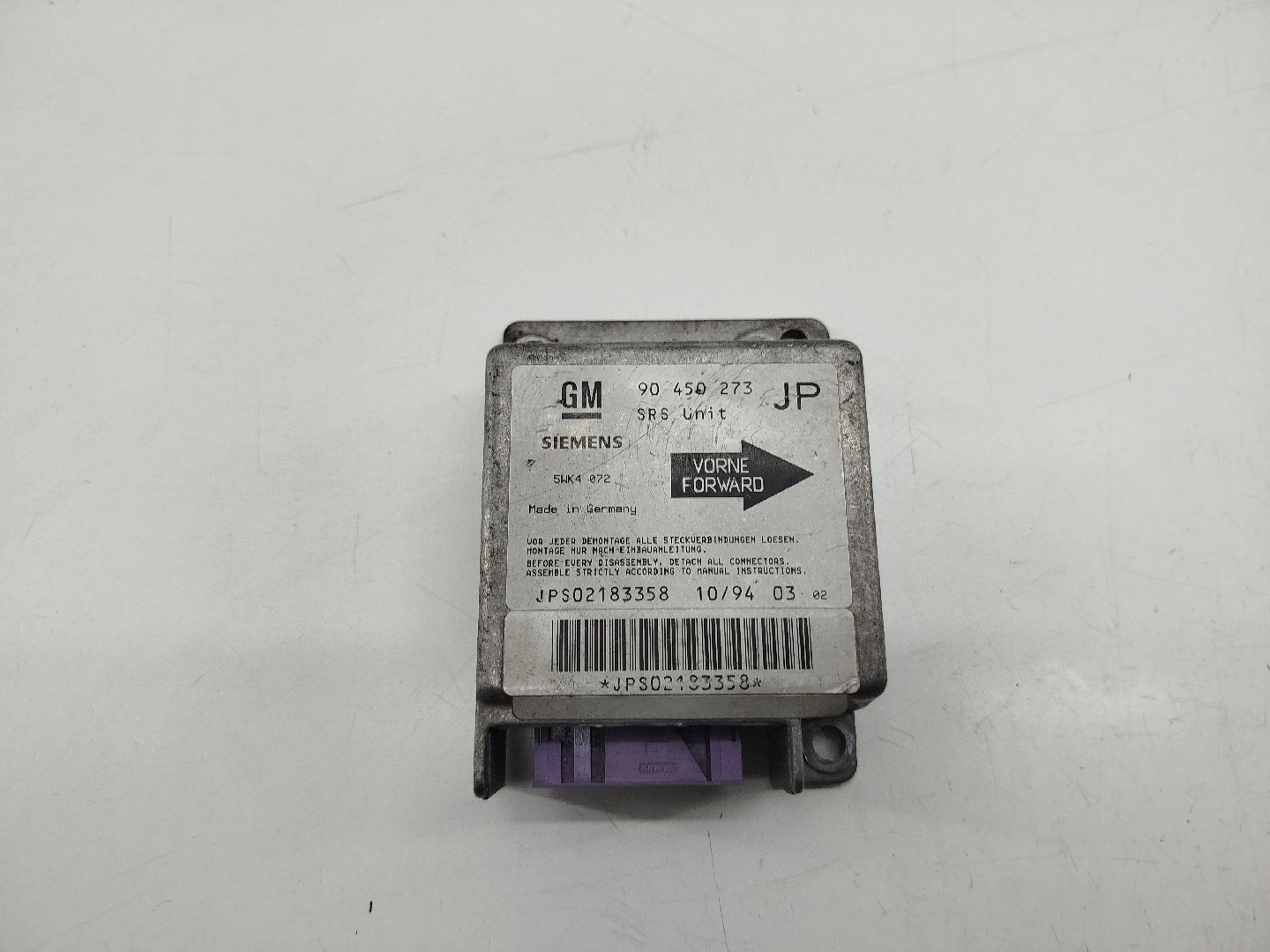 Centralina de Airbag OPEL ASTRA F Hatchback (T92) | 91 - 98