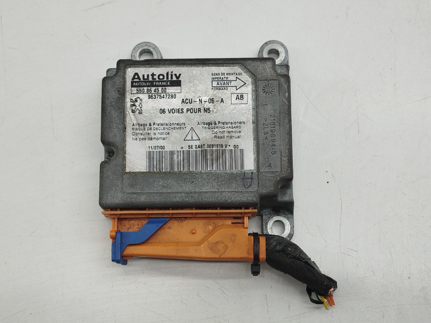 Centralita Airbags PEUGEOT 306 Break (7E, N3, N5) | 94 - 02