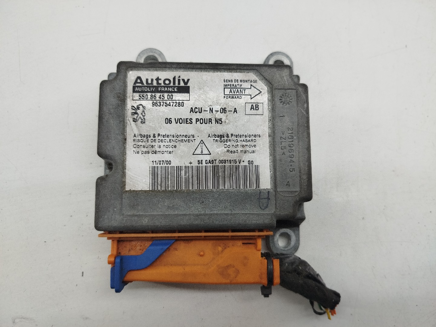 Centralina de Airbag PEUGEOT 306 Break (7E, N3, N5) | 94 - 02 Imagem-4