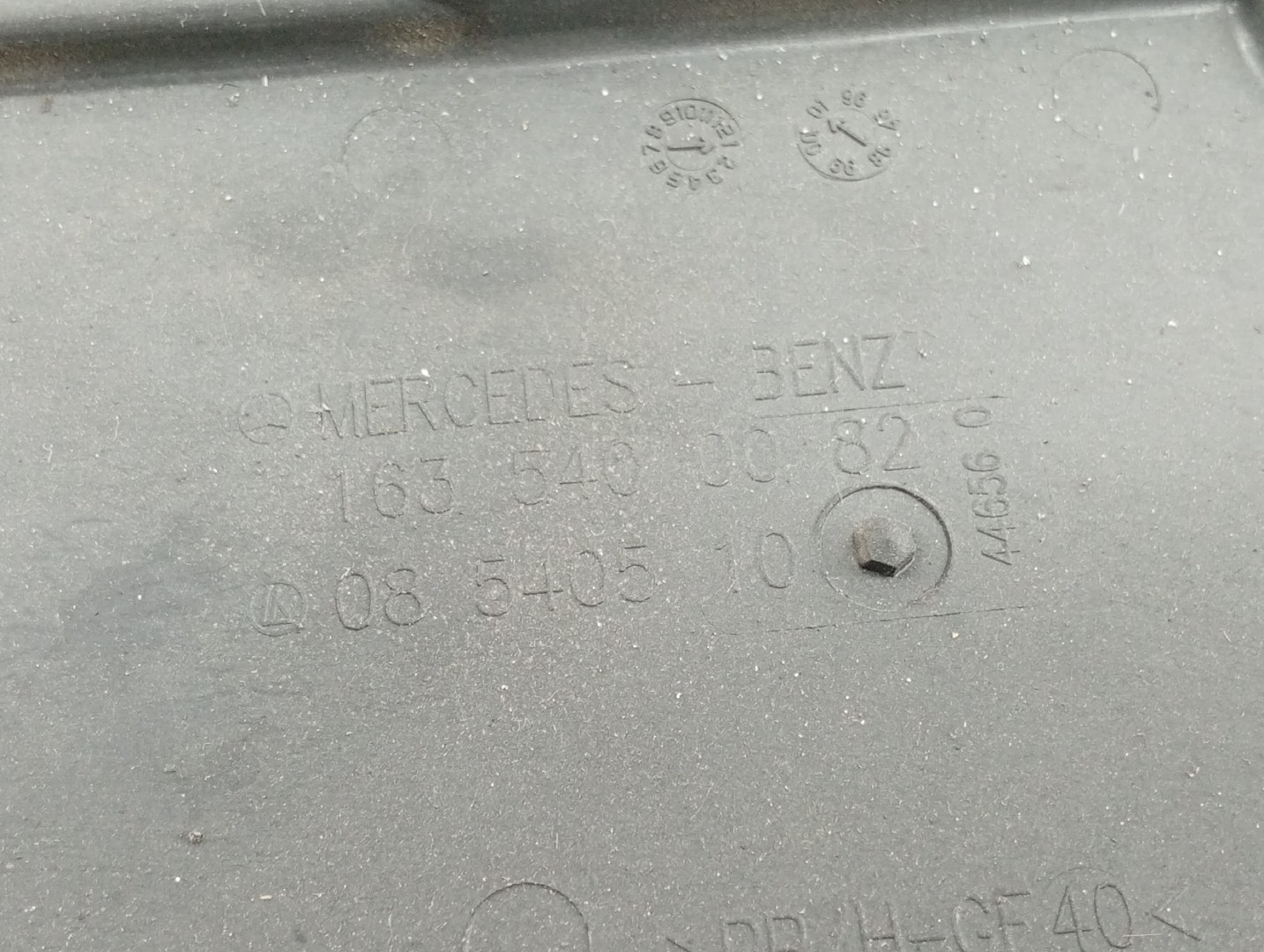 Tampa de caixa de fusiveis MERCEDES-BENZ M-CLASS (W163) | 98 - 05 Imagem-1