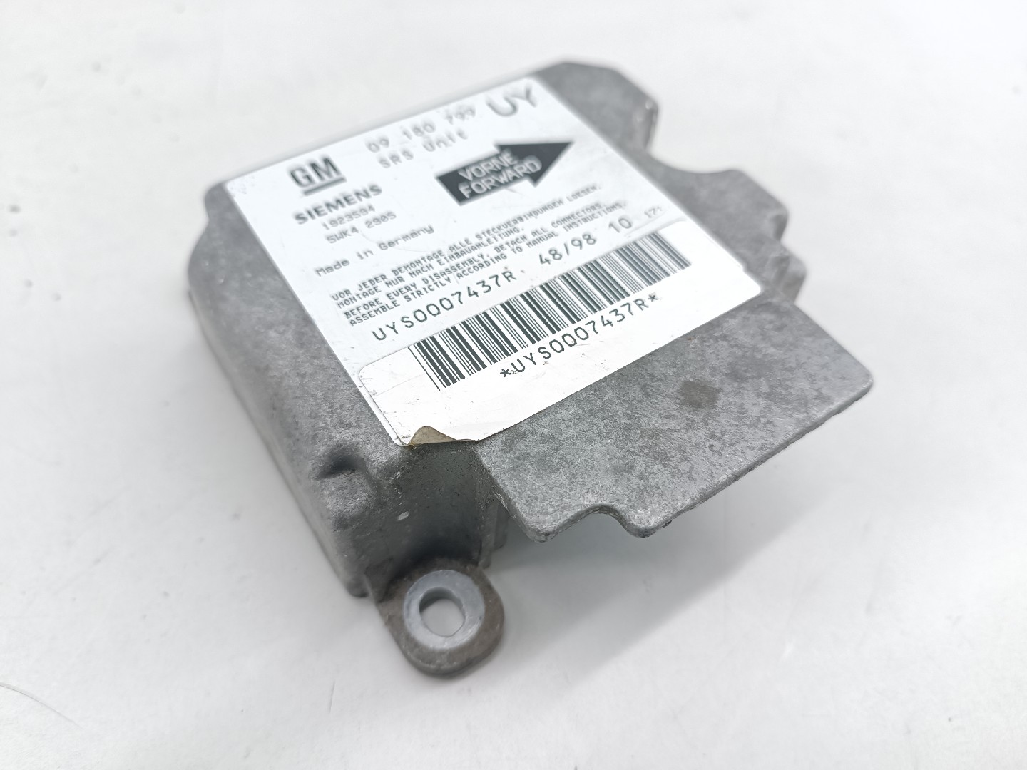 Centralina de Airbag OPEL ASTRA G três volumes (T98) | 98 - 09 Imagem-3