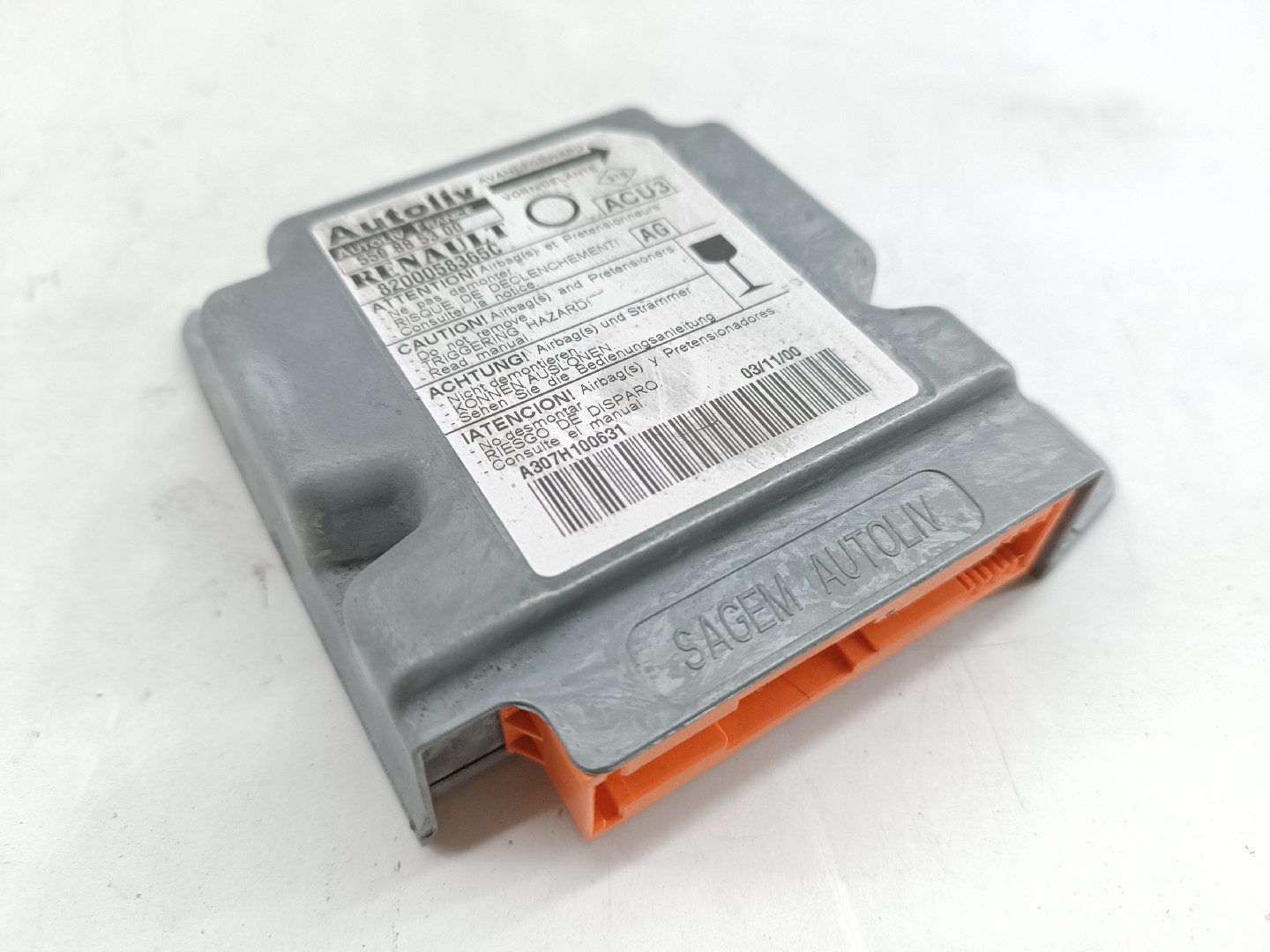 Airbag Module RENAULT TWINGO I (C06_) | 93 - 12 Imagem-4