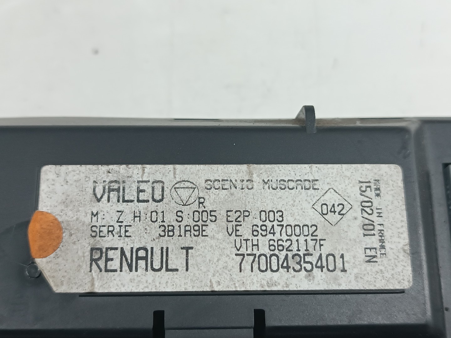 Comutador de Sofagem / Ar Condicionado RENAULT SCÉNIC I Veículo multiuso (JA0/1_, FA0_) | 99 - 10 Imagem-1