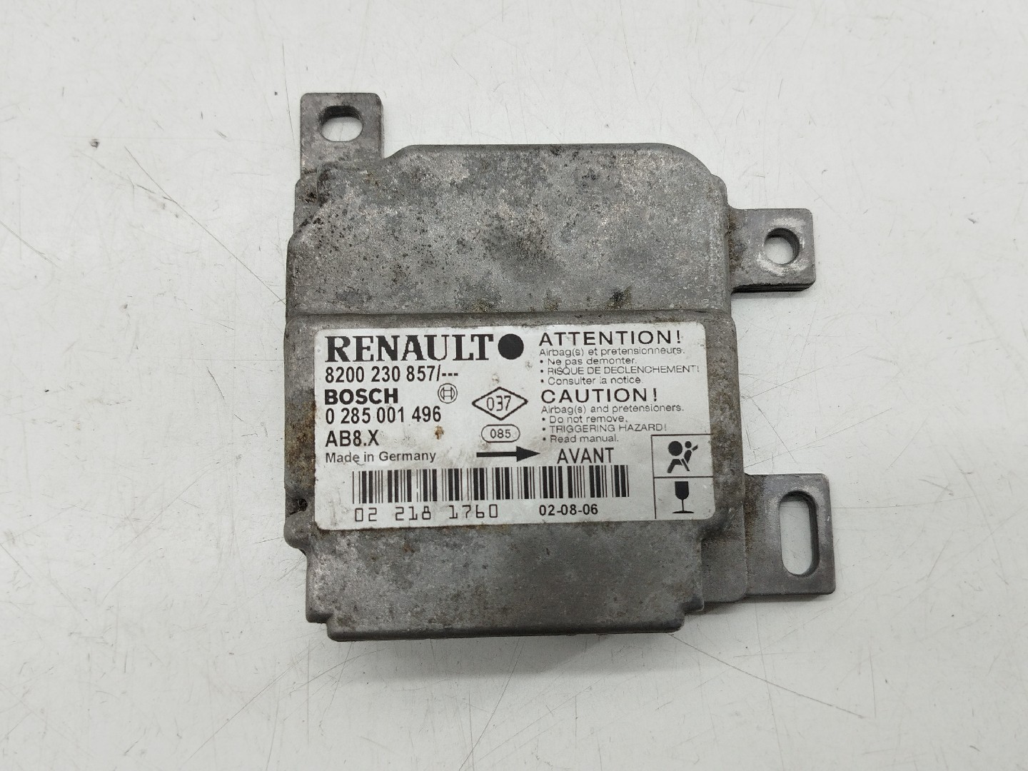 Centralina de Airbag RENAULT CLIO II Caixa (SB0/1/2_) | 98 - 