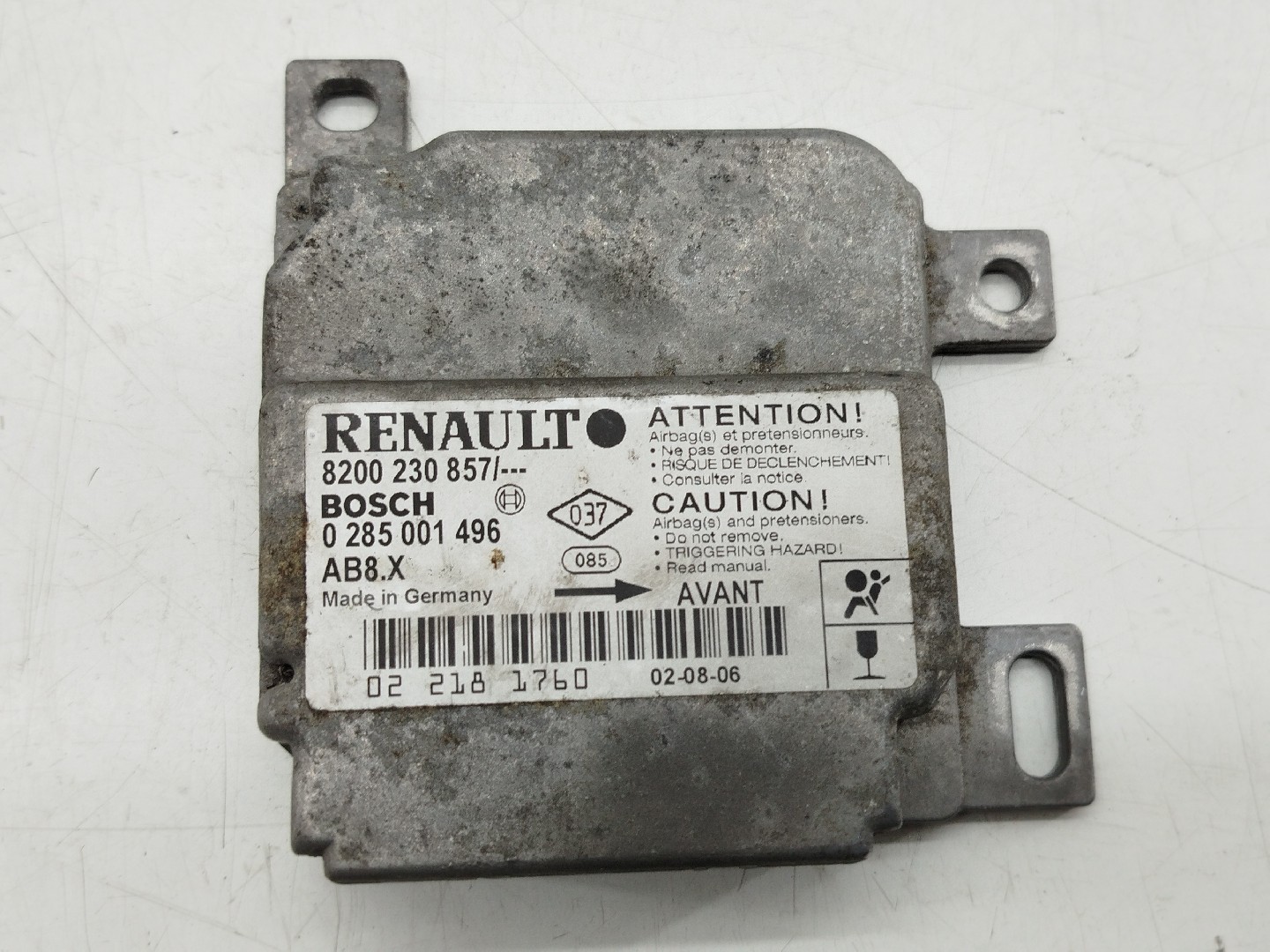 Centralina des coussins gonflables RENAULT CLIO II Caixa (SB0/1/2_) | 98 -  Imagem-4